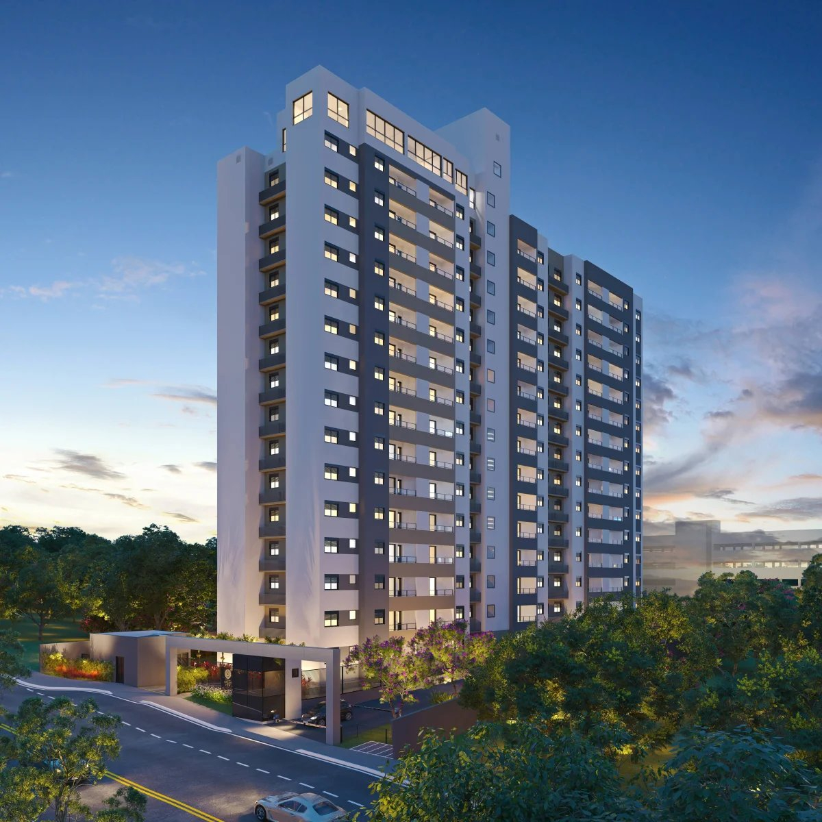 ROOFTOP DE LAZER COM VISTA ESPETACULAR PARA O BANHADO - Julio Cesar Imobi